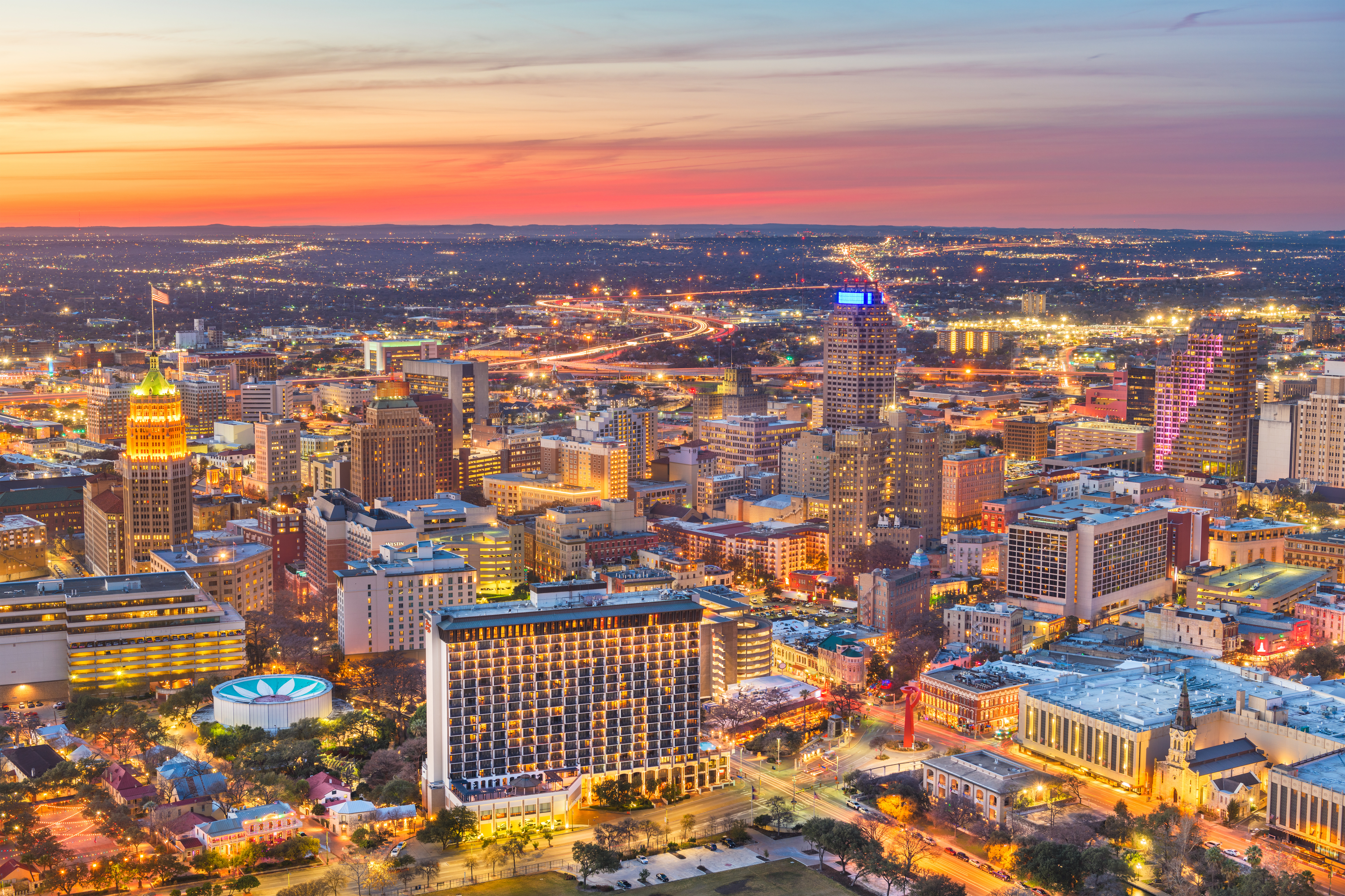 San Antonio, Texas, USA Skyline