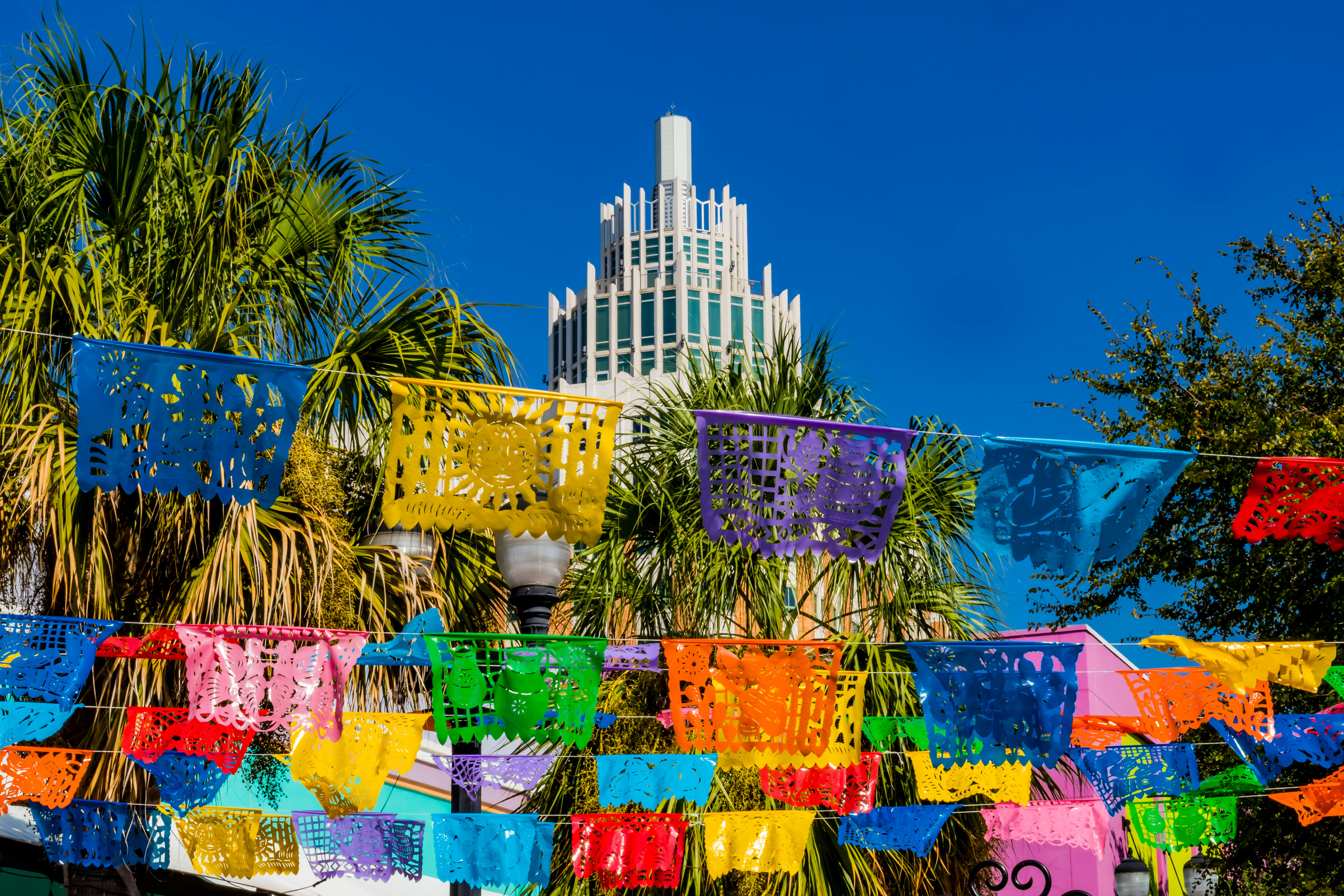 Mexican Market Square Paper Decorations San Antonio Texas